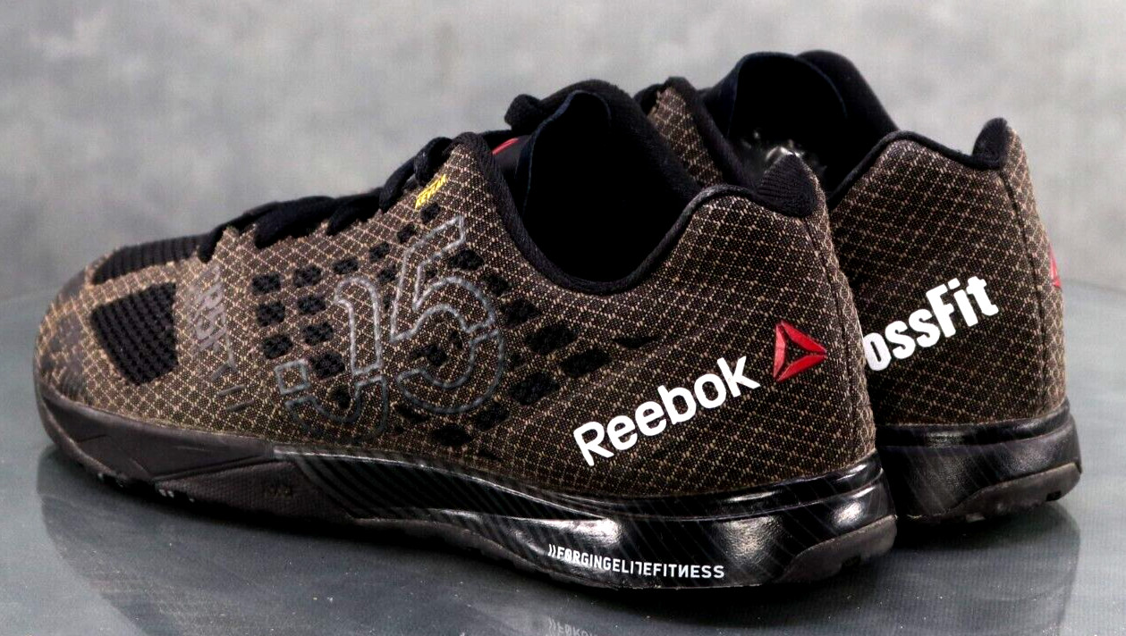 Reebok Crossfit Nano Kevlar Women’s Trainers Shoes Size 9.5 Black Brown