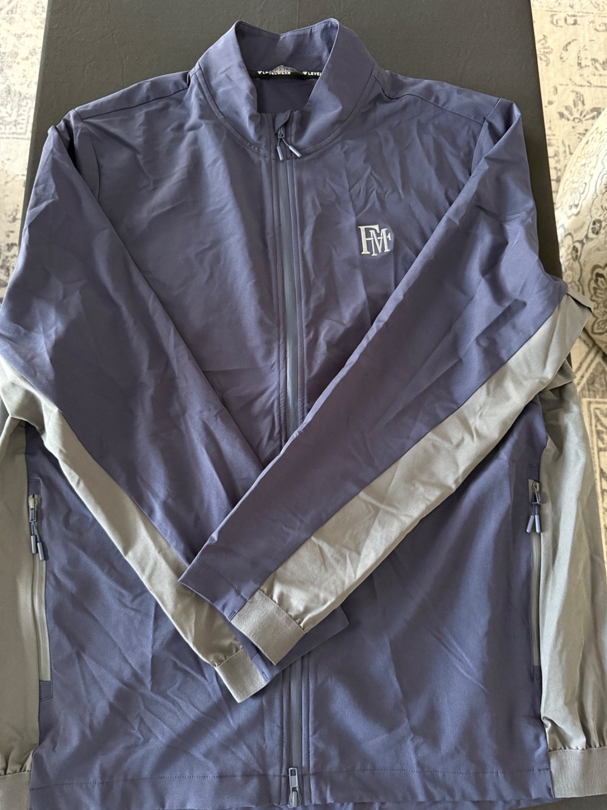 NWT MEN’S LEVELWEAR JACKET, SIZE: XL, COLOR: NAVY/GRAY (M1.24)