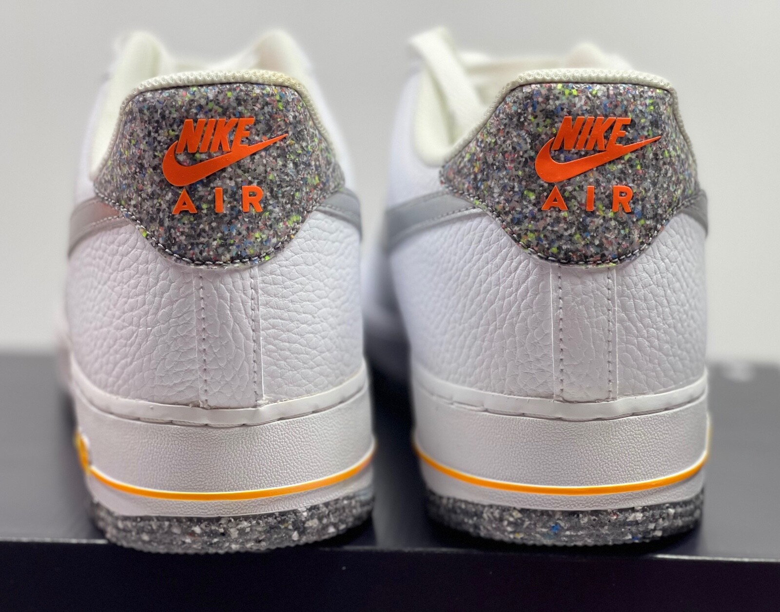 NIKE AIR FORCE 1 ’07 LV8 WHITE/METALLIC SILVER DA4676 100 US MEN SZ 11.5