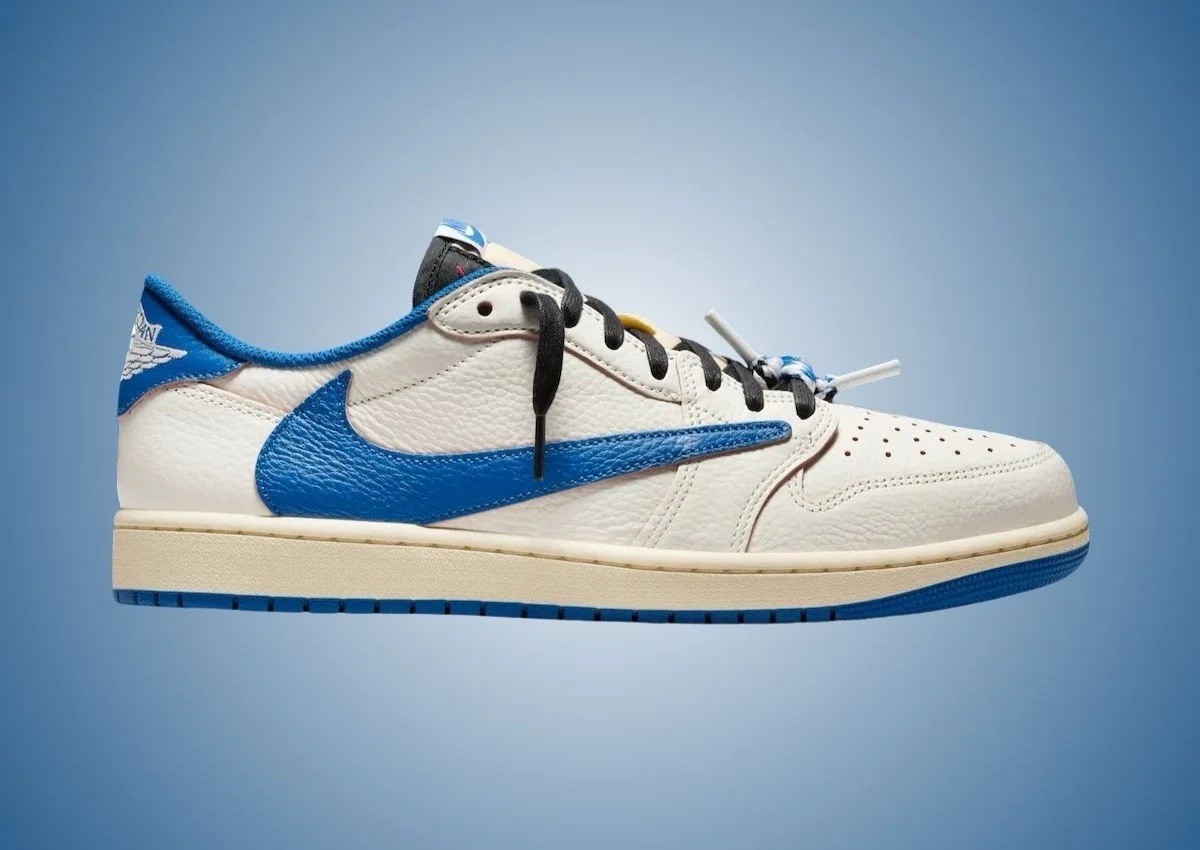 NIKE AIR JORDAN RETRO 1 LOW OG SP Fragment X Travis Scott Sail DM7866-104 Sz 13