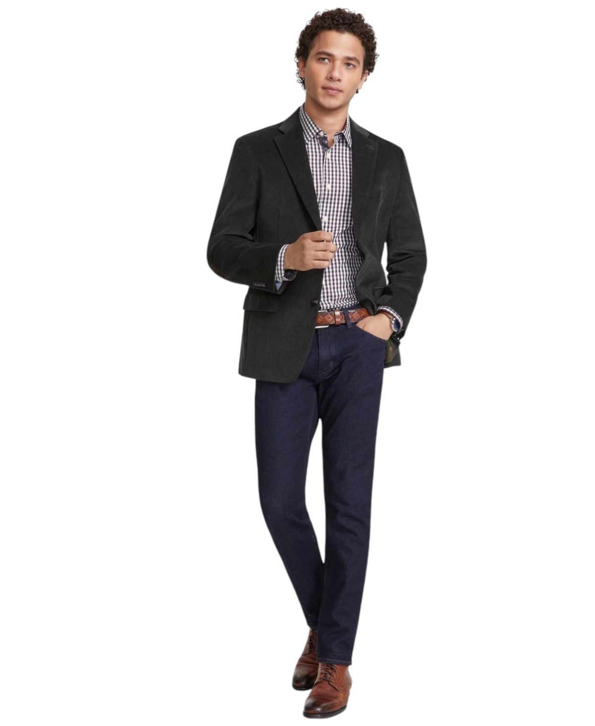Tommy Hilfiger Mens Modern fit Sport Coat Blazer 44 S Green Solid