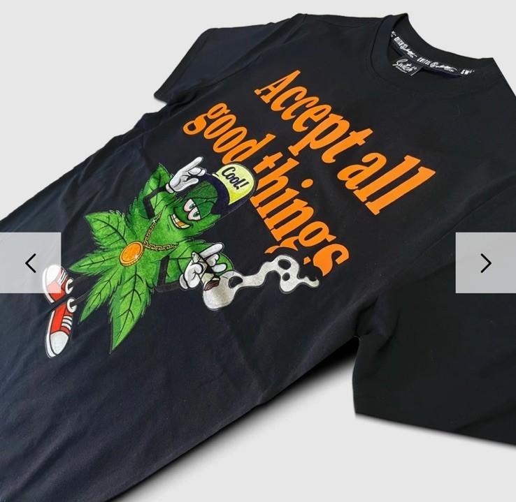 Switch Remarkable Mens Short Sleeve Leaf Graphic T-shirt BLACK M L XL XXL XXXL