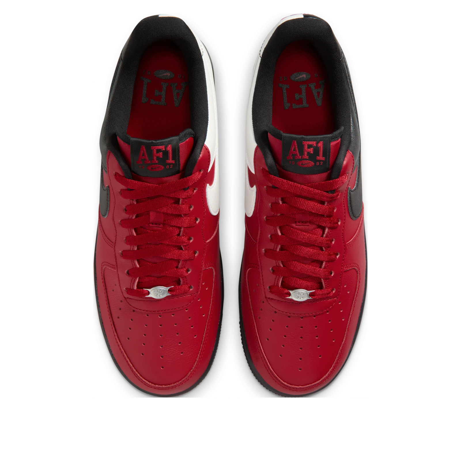 Nike Air Force 1 Low Mismatched Heel ‘Gym Red Black White’ Men’s – IB6847-600