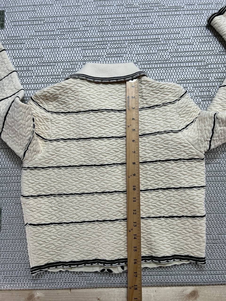Sandro Jacket Womens 1 Us Small Beige Black Pea Coat