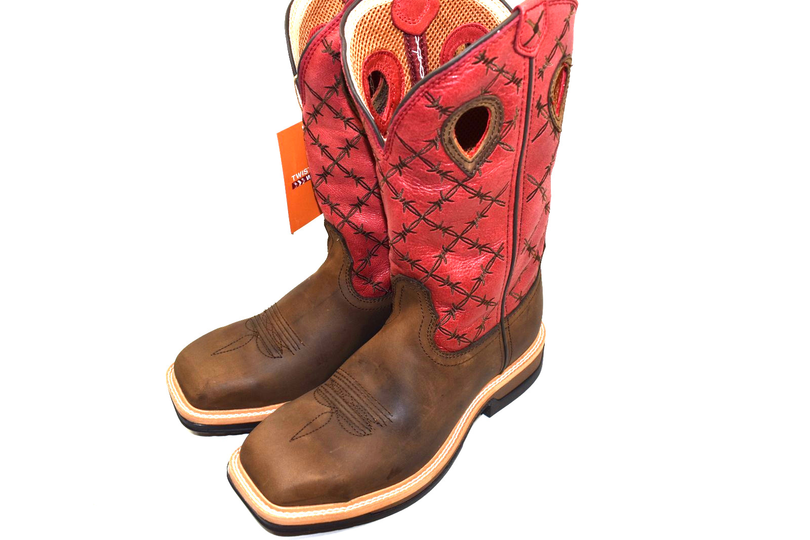 Twisted X Men’s 8 D Lite Western Work Boot Alloy Toe MLCA005 MEMORY FOAM FOOTBED