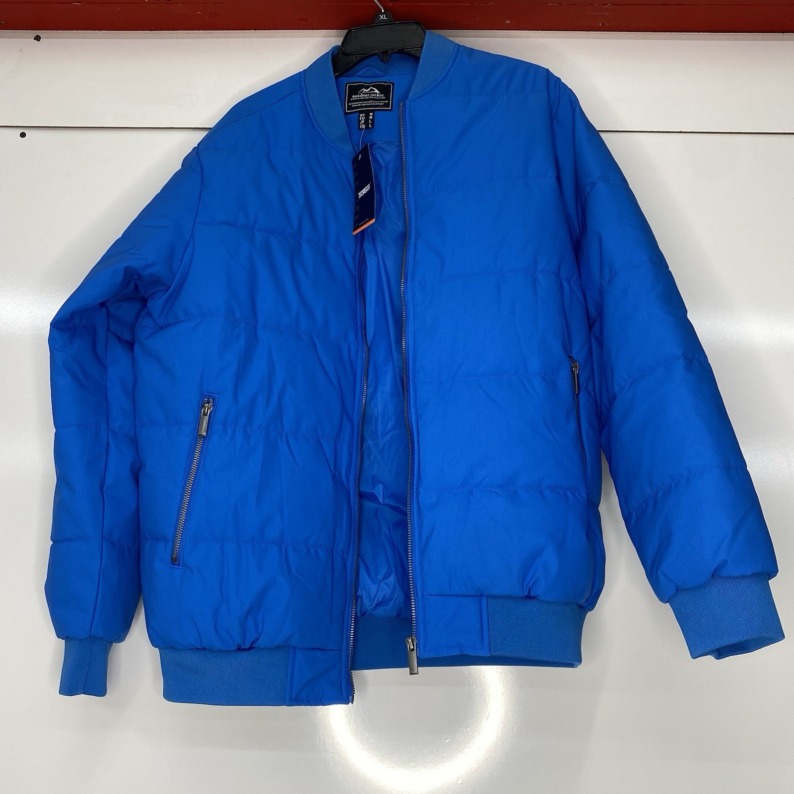 Men’s Lightweight Bomber Jacket Baseball Coat Full-Zip Casual Spring Fall Jacket