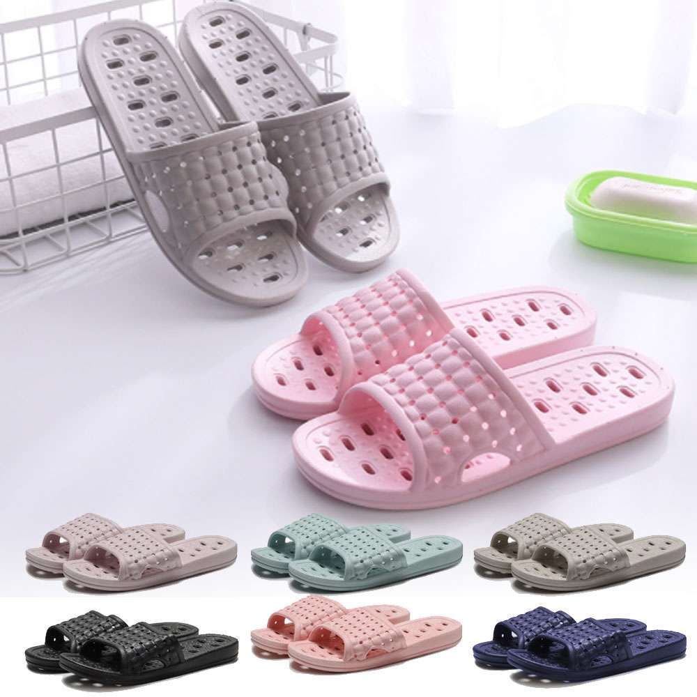 Shower Shoes Quick Dry Non-Slip Bathroom Slippers for Men Women Dorm Home Slides