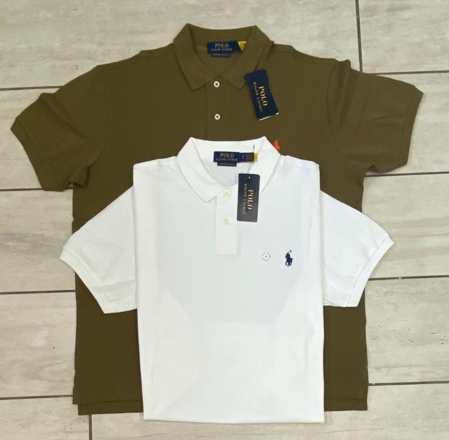 NWT Polo Ralph Lauren Men’s Custom Slim Fit Mesh Polo Shirt -Olive,White S-2XL
