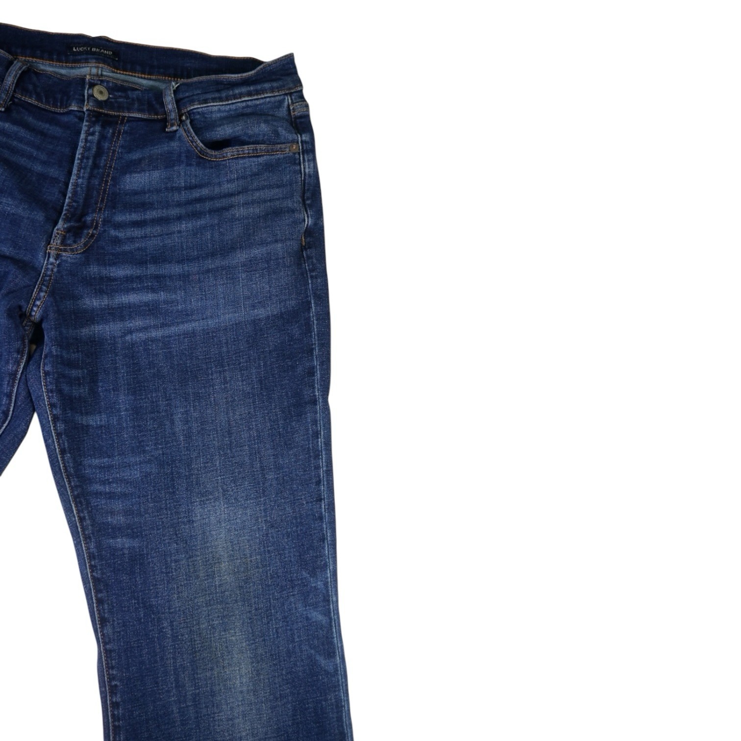 Lucky Brand Men’s 223 Straight Jeans 34×30 Dark Wash Stretch Denim