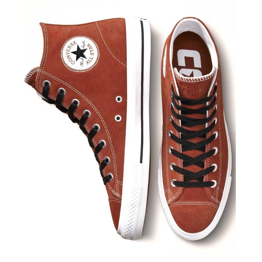 Converse CTAS Pro Hi, Men’s 11.5, Red Terracotta/Black/White, A11926C