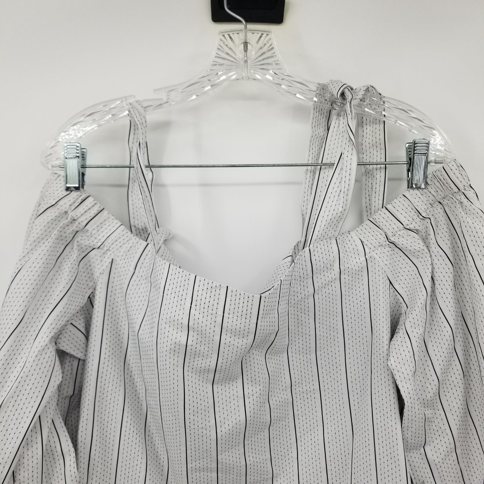 NWT A New Day Off The Shoulder Tie Strap Blouse Shirt Size XL