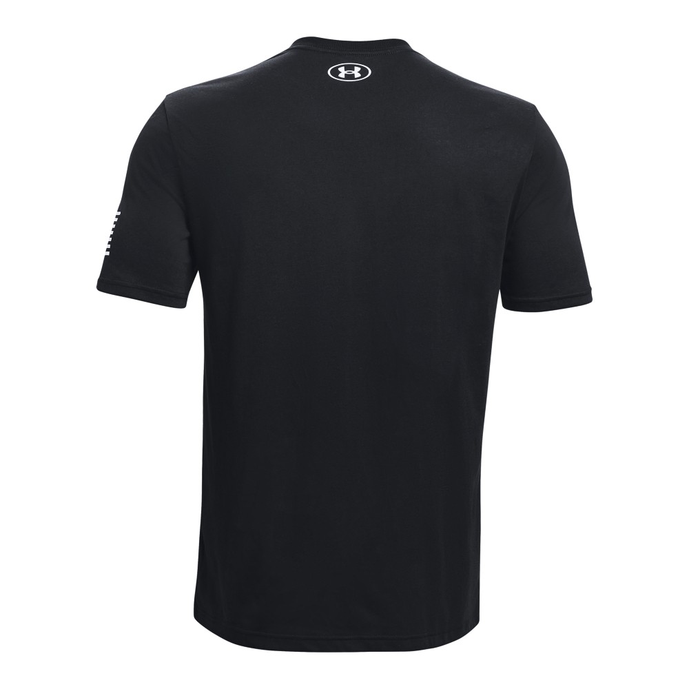 Under Armour 1370811 Men’s UA Freedom Logo T-Shirt, Black, Small
