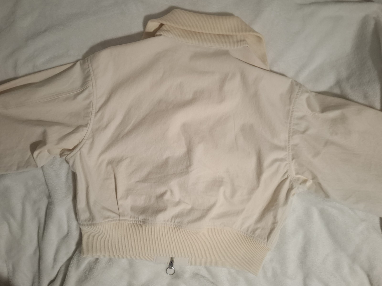 Kapital Water Repellant White Canvas Double Zip Beacon Jacket Size 3