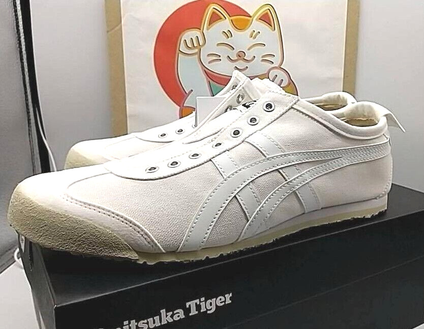 Onitsuka Tiger MEXICO 66 SLIP-ON WHITE/WHITE 1183C141 100 UNISEX Japan F/S