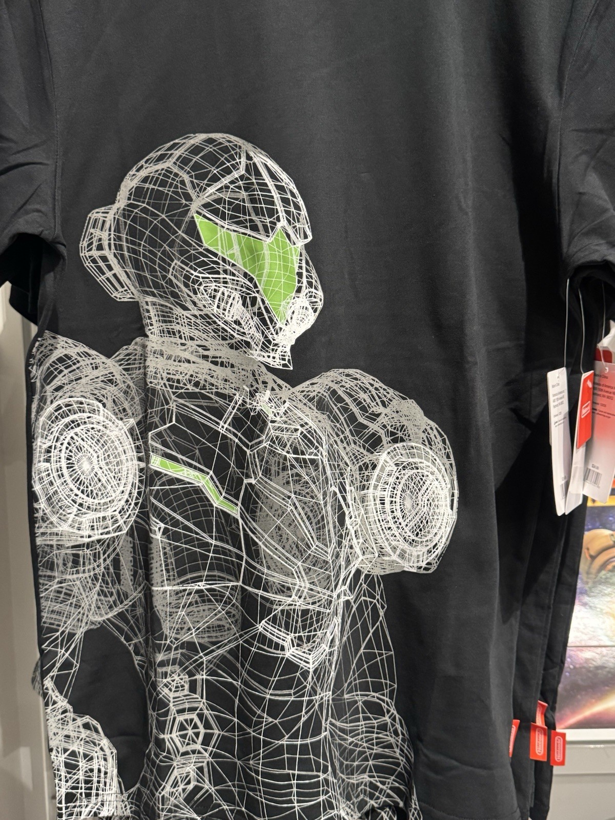 Nintendo Metroid Dredd Samus Aran Lighting T-Shirt Nintendo World NY Mario NWT