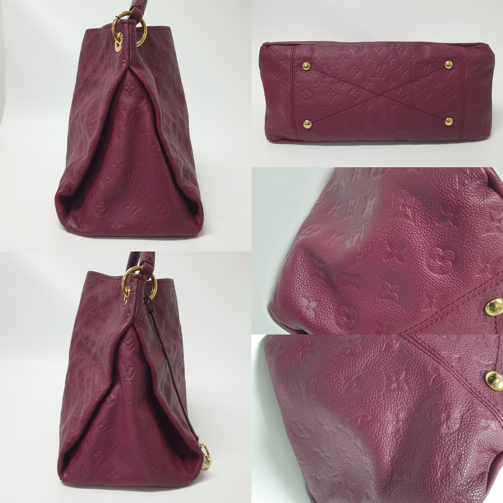 Authentic Louis Vuitton Artsy MM Empreinte M94047 Guaranteed With Dust Bag LF060