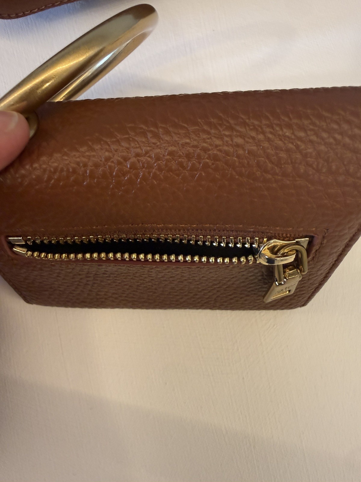 Alf the Label Carabiner Capsule Set Medium Pecan Leather Pouch + Elsie Wallet