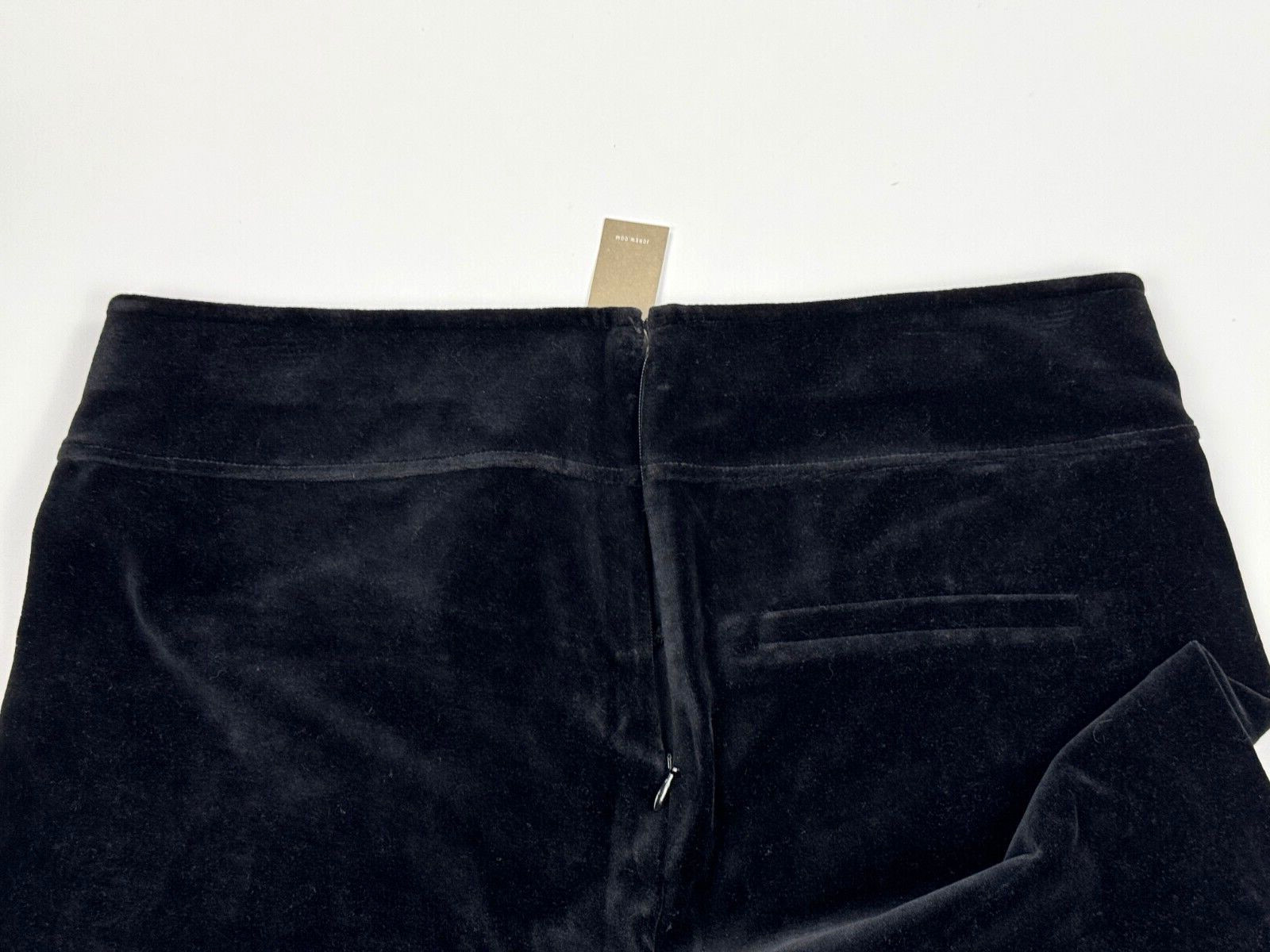 J Crew Italian Mario Bellucci Stretch Velvet Legging Women L NWT Zip Ankle BD279
