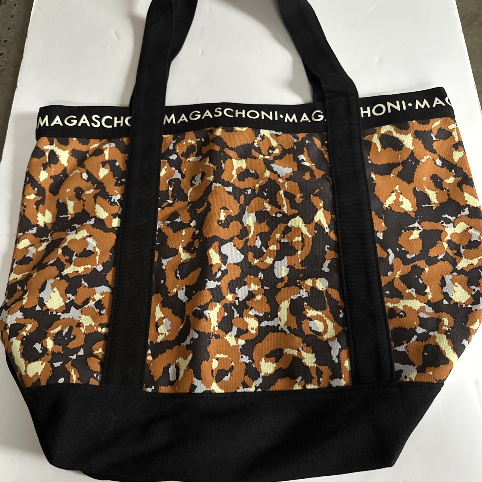 Magaschoni Designer Tote Leopard Print Retails $129