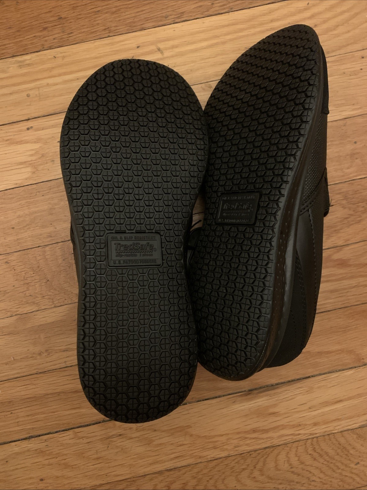 TREDSAFE – Black Sara II Slip-On & Slip Resistant Shoes – NEW! w Tags Size 10