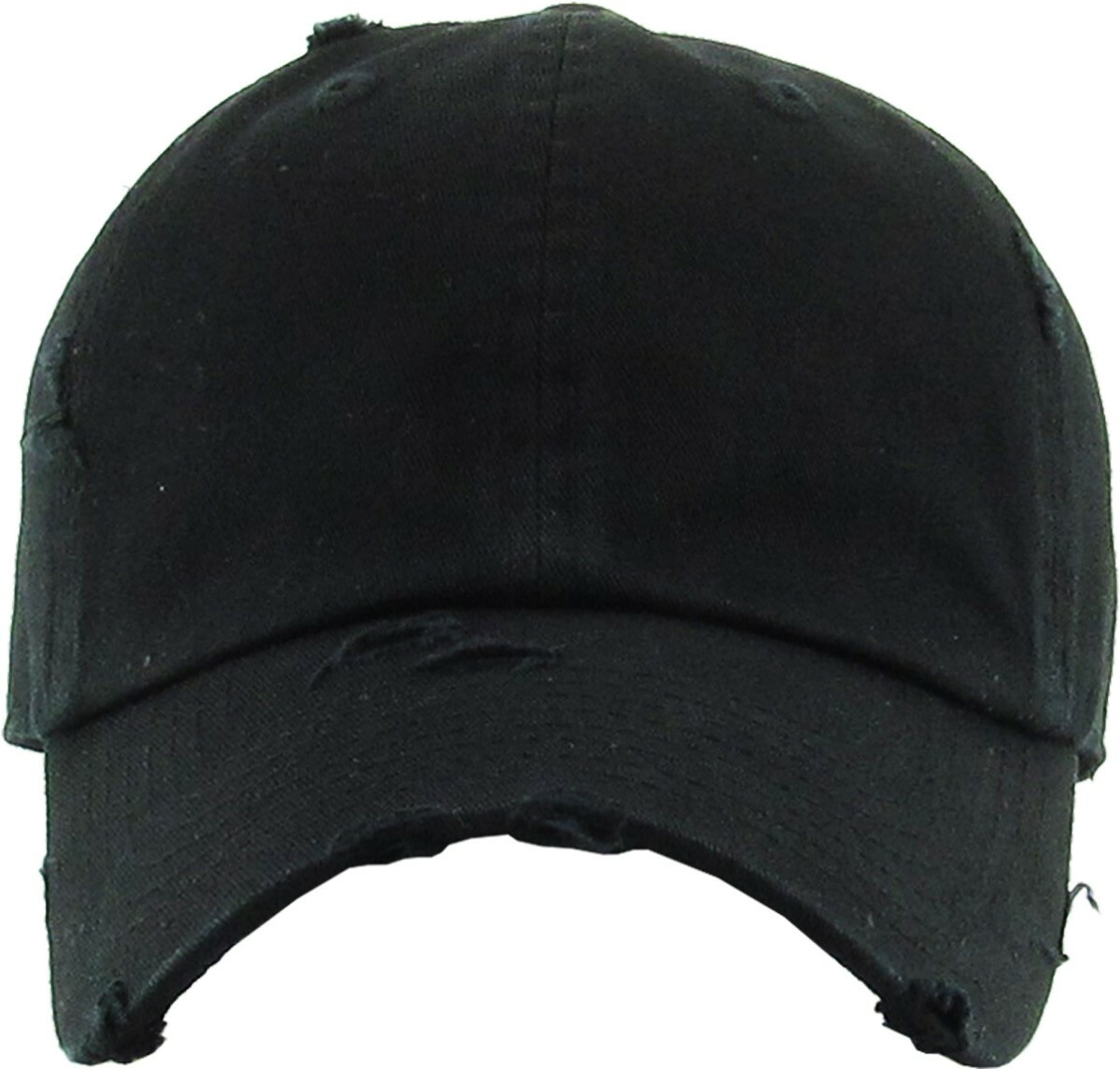 Solid Distressed Vintage Cotton Polo Style Baseball Ball Cap Hat 100% Cotton NEW