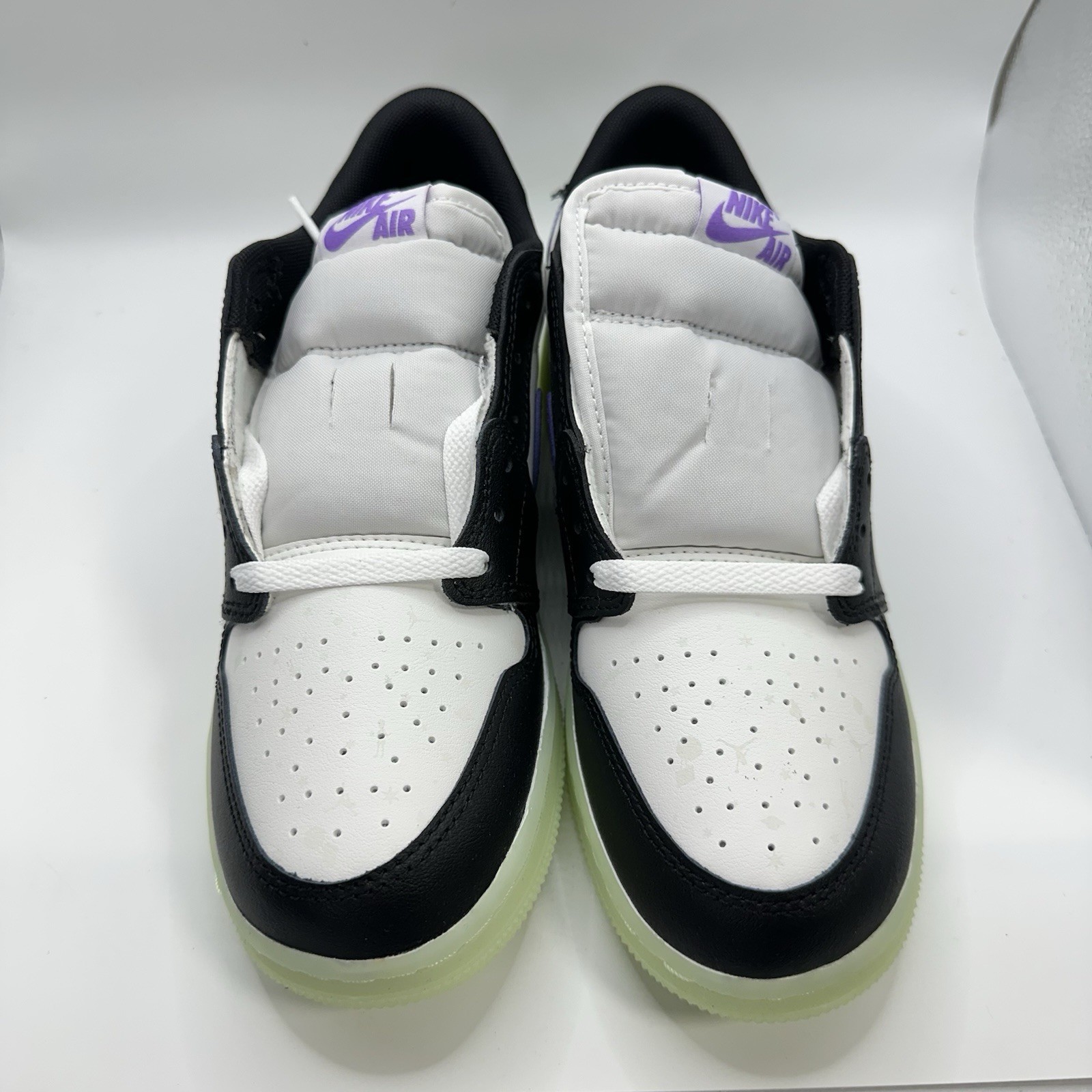Nike Air Jordan 1 Low OG Black Raspberry (HF0410 001) GS ‘Glow in the Dark’ | 7Y