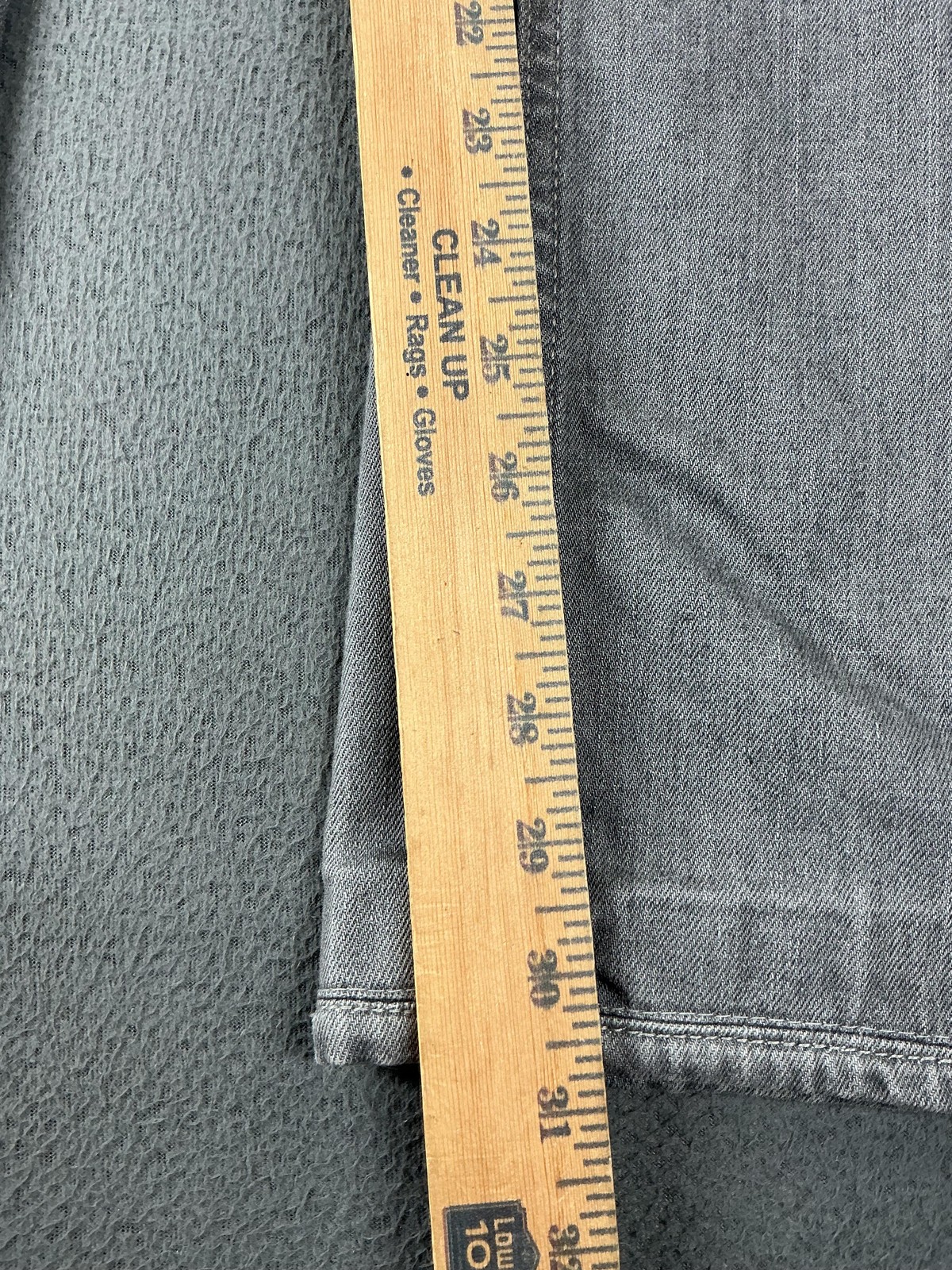 Hudson Jeans Mens 33×32 Gray Byron Five Pocket Straight Stretch Denim Mexico