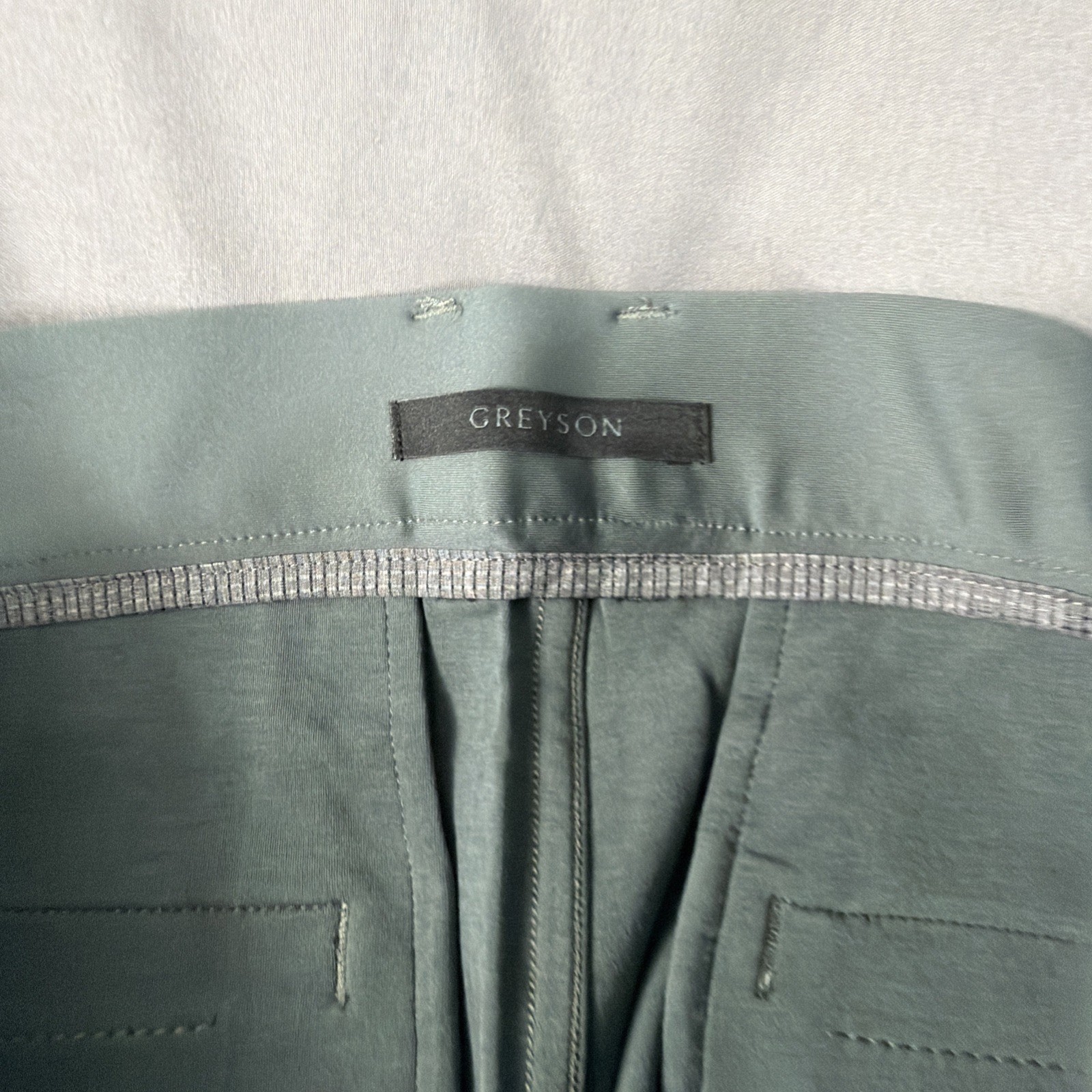 Greyson Golf Shorts Sequoia Nylon Cotton Spandex 33 x 9.5 Scareb NWT MSRP $148