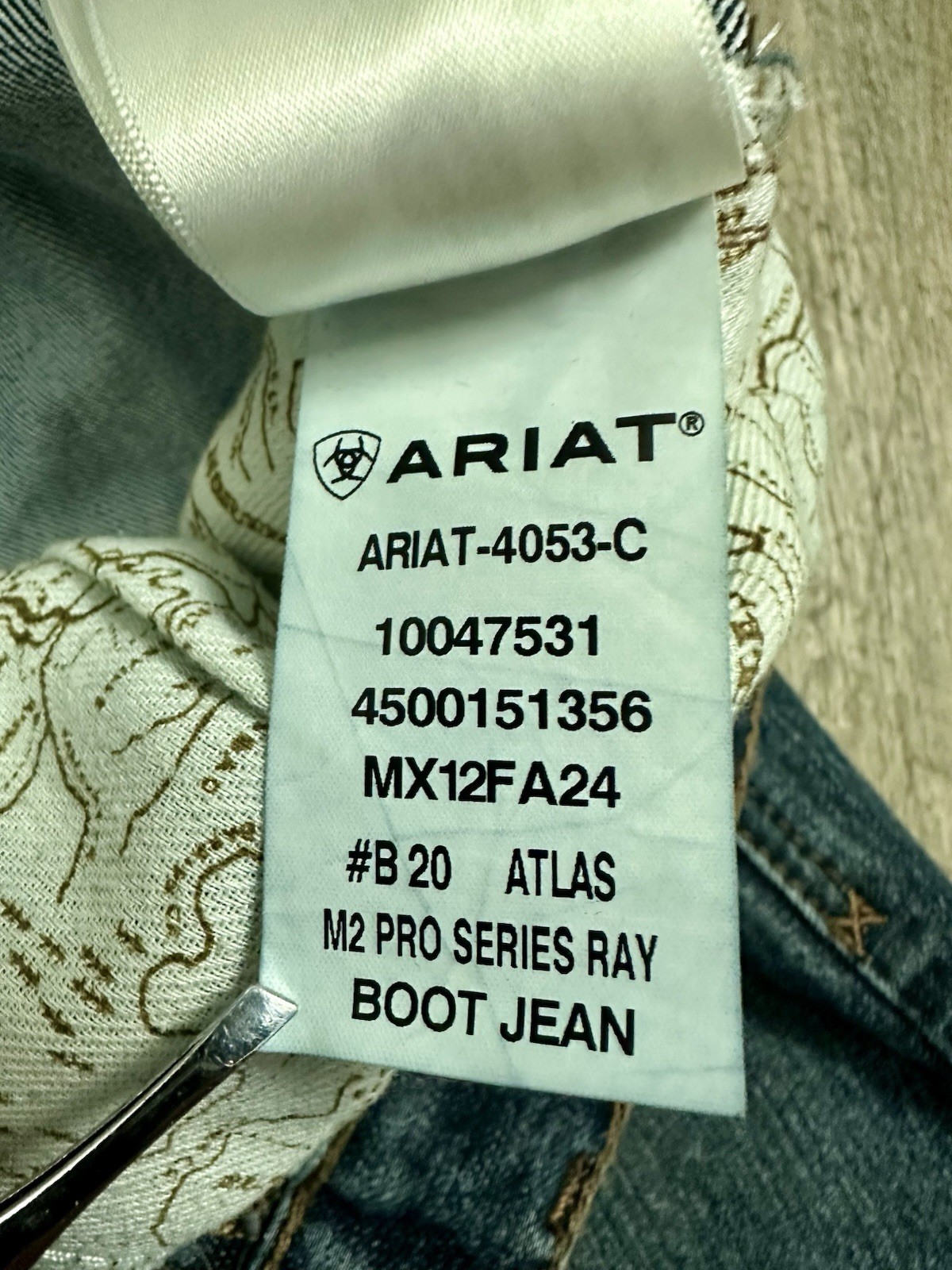 Ariat M2 Relaxed Boot Cut Mens 32×36 Stretch Denim Blue Jeans Western VGC