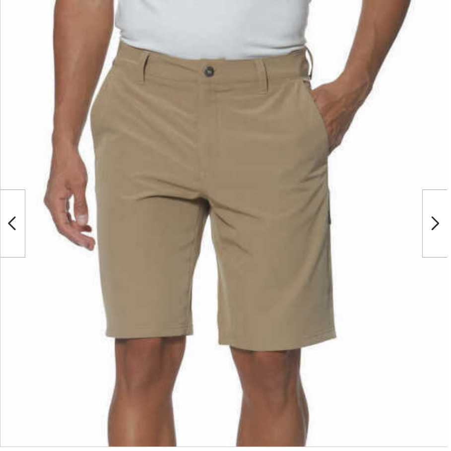 GERRY MEN’S COMFORT 4 WAY STRETCH QUICK DRY UPF TRAIL SHORT(KHAKI 40W)NWT