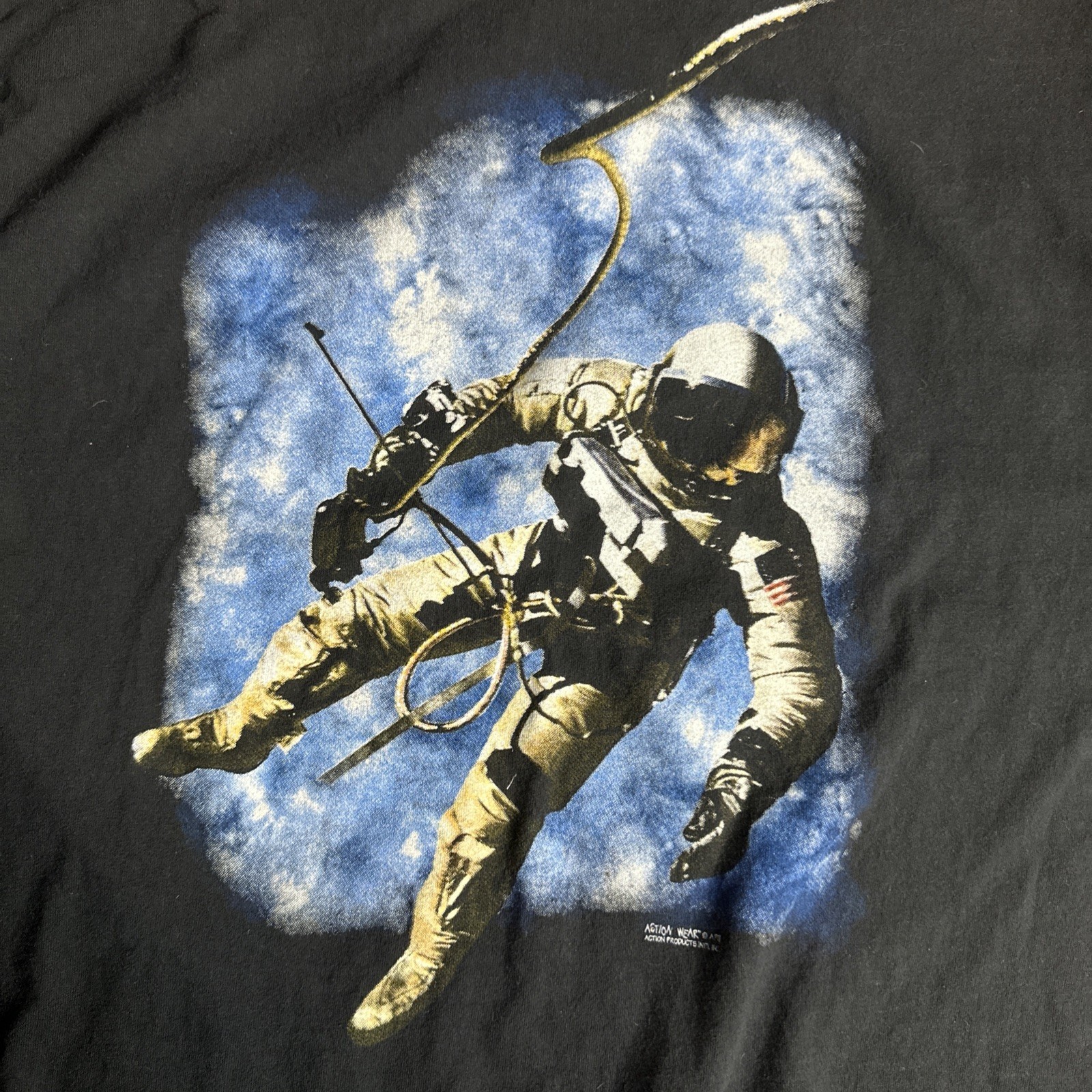 Vintage Henry Crown Space Center Chicago Museum NASA Astronaut Shirt Black XXL