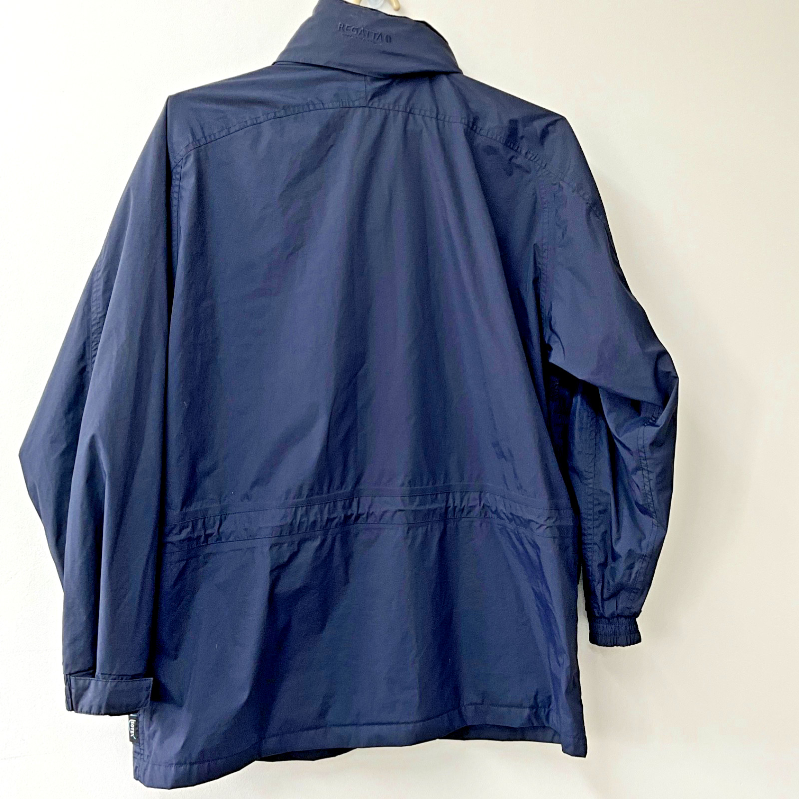 Regatta Mens Outdoor Jacket Navy Zip Up Waterproof Large 42” Isotex 5000