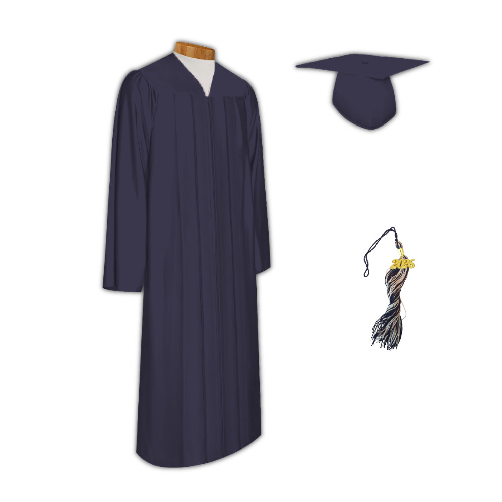 2026 Matte Graduation Cap and Gown with Tassel by Grads4Good