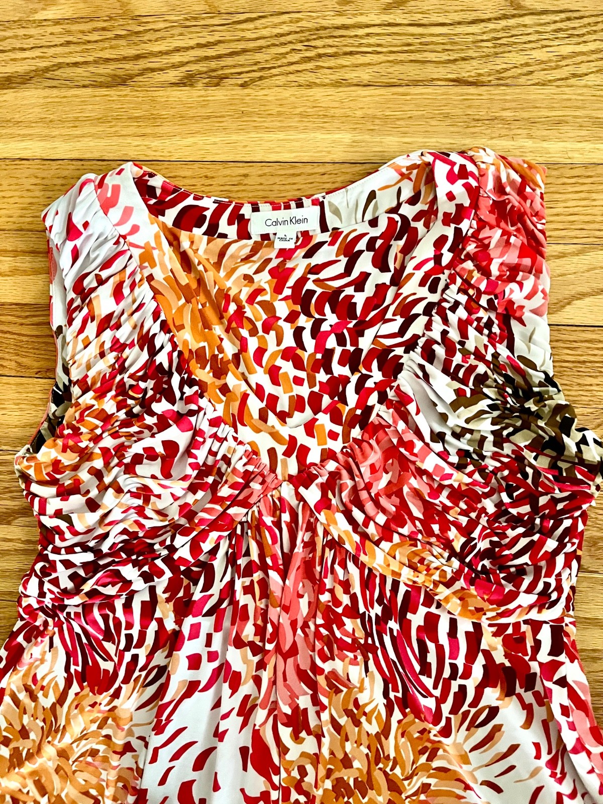 calvin klein sleeveless top