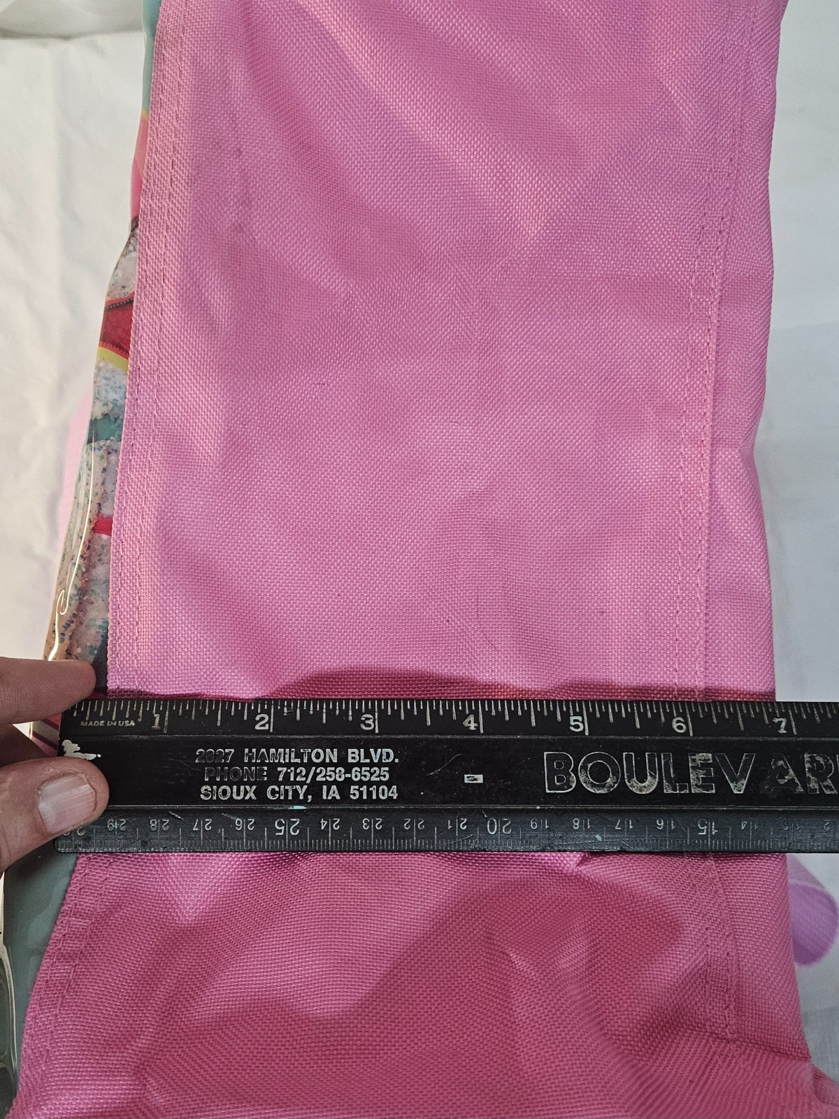 Jojo Siwa Polyester Duffle Bag w Printed PVC Side Panels & Shoulder Strap