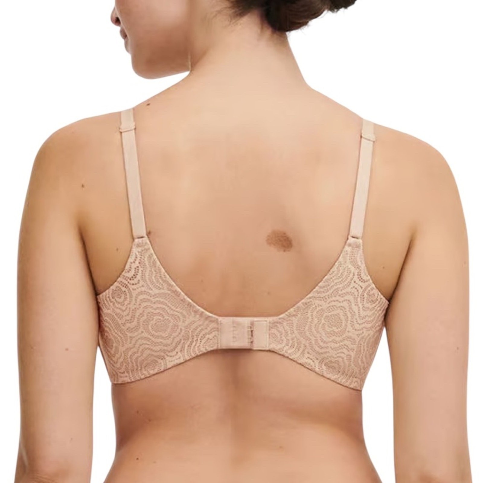 New Chantelle C13BQ9 C Jolie Wirefree T-Shirt Bra Nude Rose – 36B