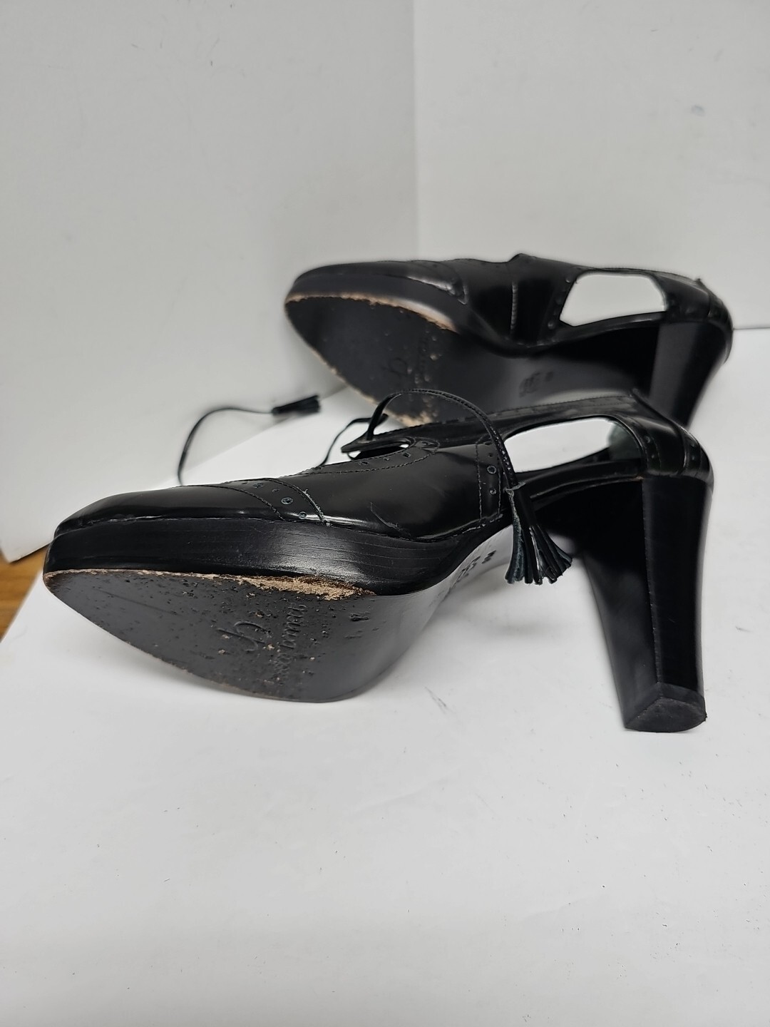 Jessica Bennett JGAMUT Black Magic Leather Size 9