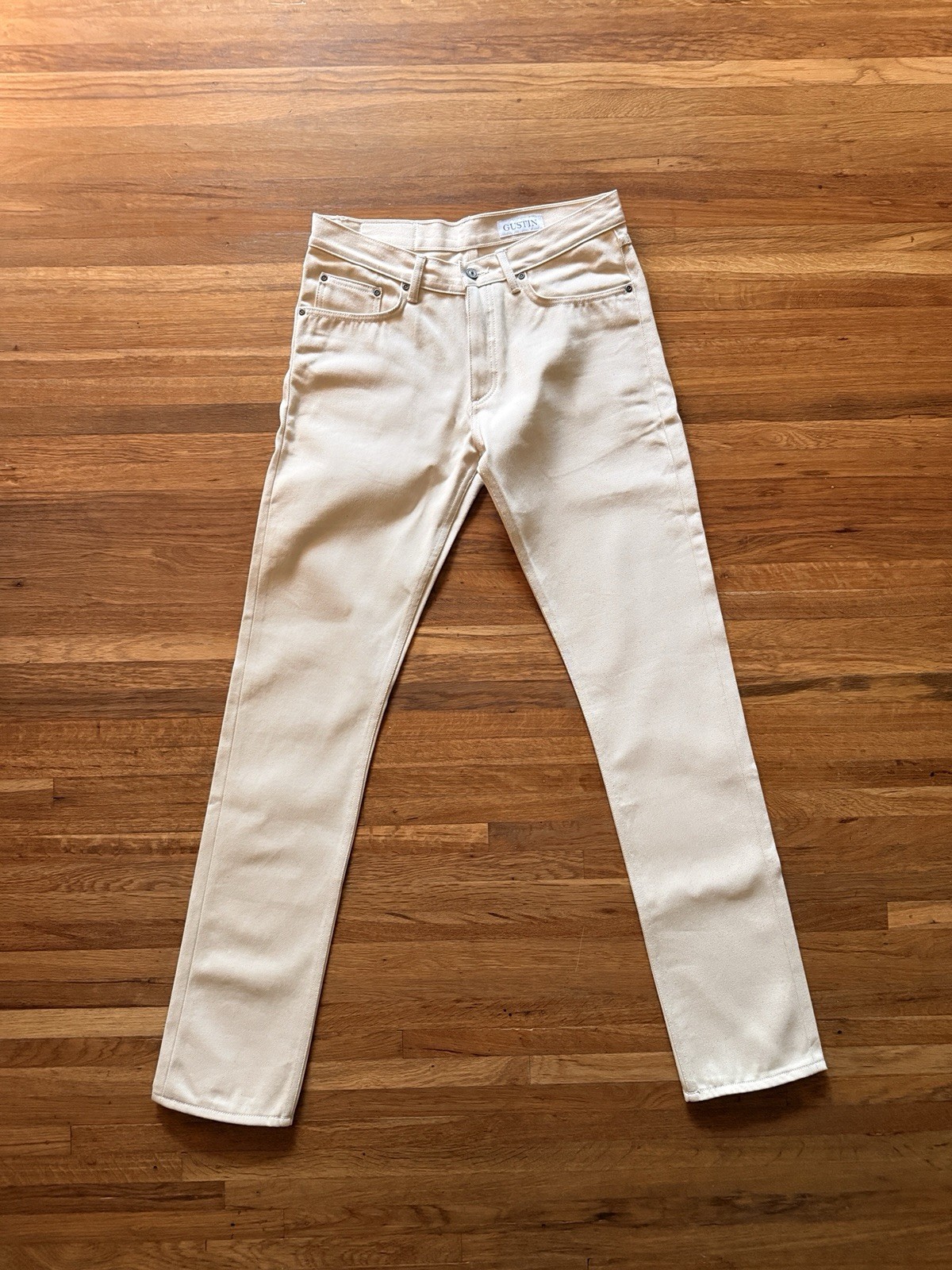 Gustin Natural Selvedge Denim Slim Size 34×36.5