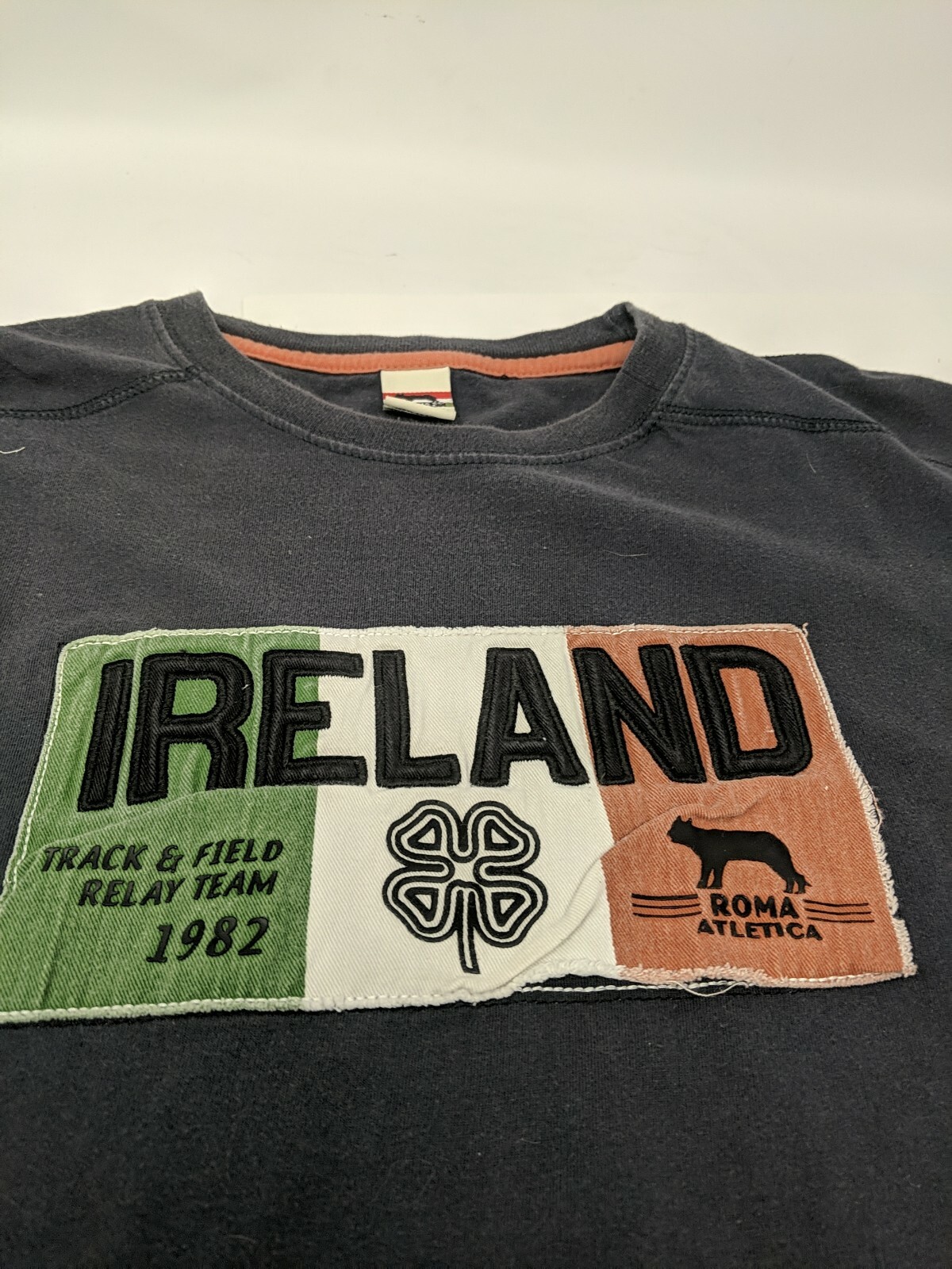 Roma Atletica Ireland Track & Field Relay Team 1982 Embroidered T-Shirt Size XXL