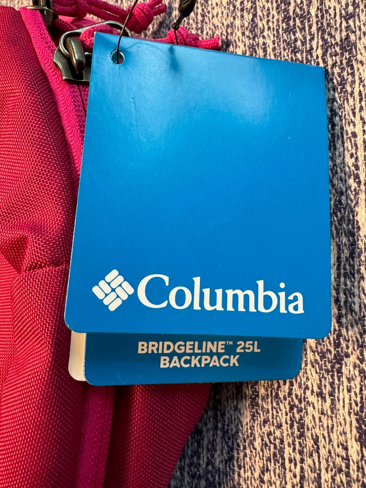 COLUMBIA Unisex Bridgeline 25L Dark Raspberry Backpack – NWT! MSRP: $50