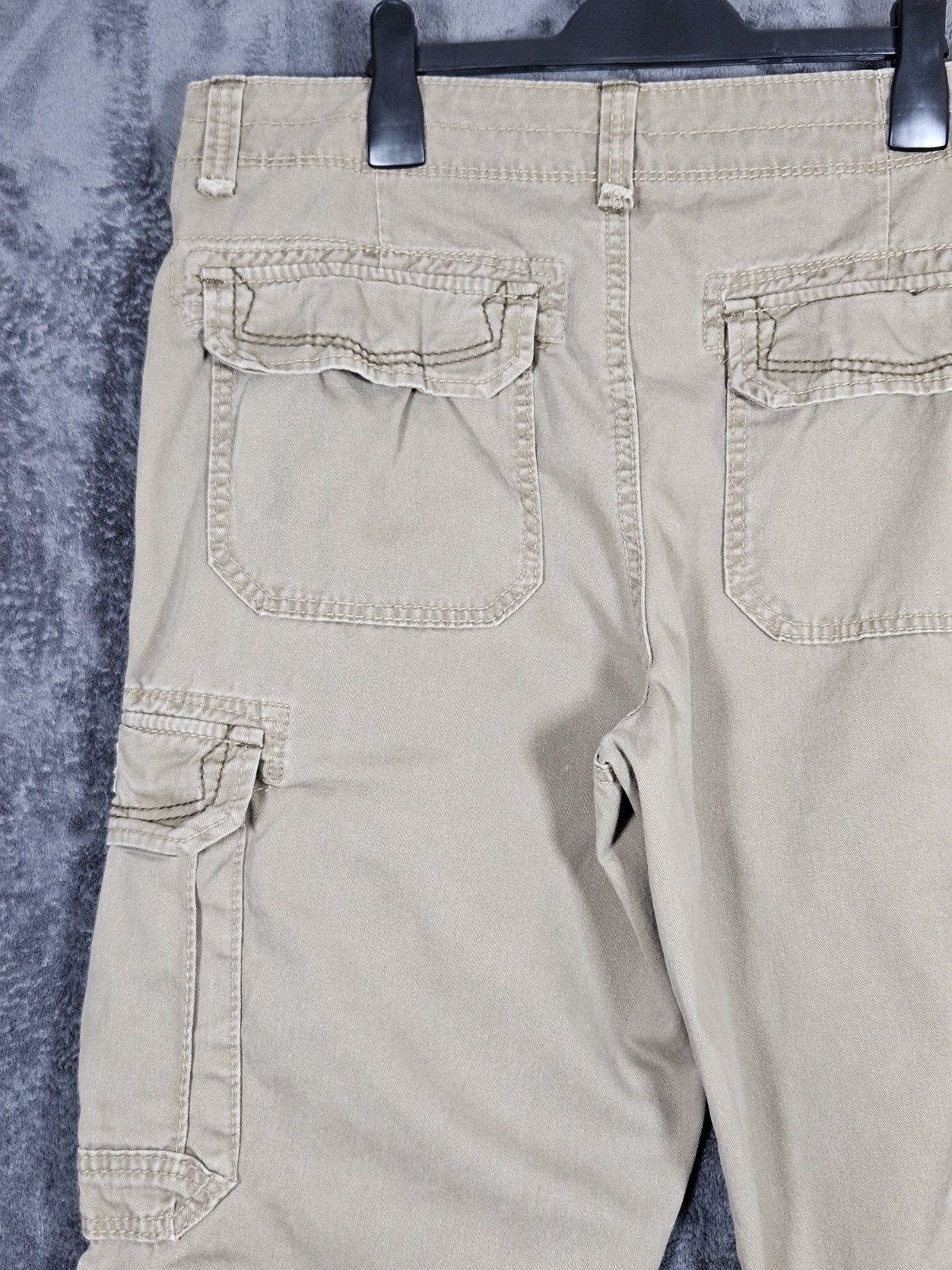 Unionbay Cargo Trousers Khaki/Brown Men’s Size W34 L34 Relaxed Workwear