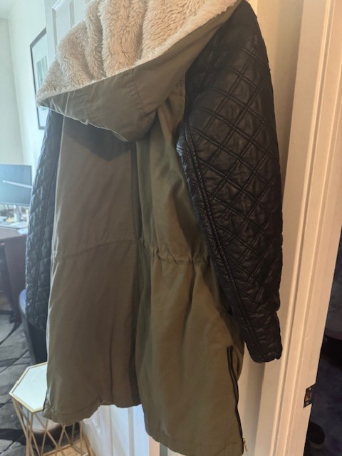Purple Shingle Swede Medium Jacket, Comint made in Argentina