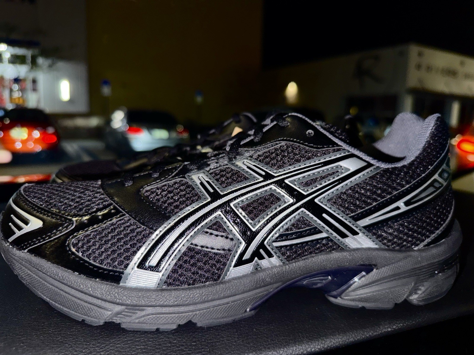 Men’s Size 7.5 ASICS Gel-1130 Black Pure Silver 1201A906-001 Brand New