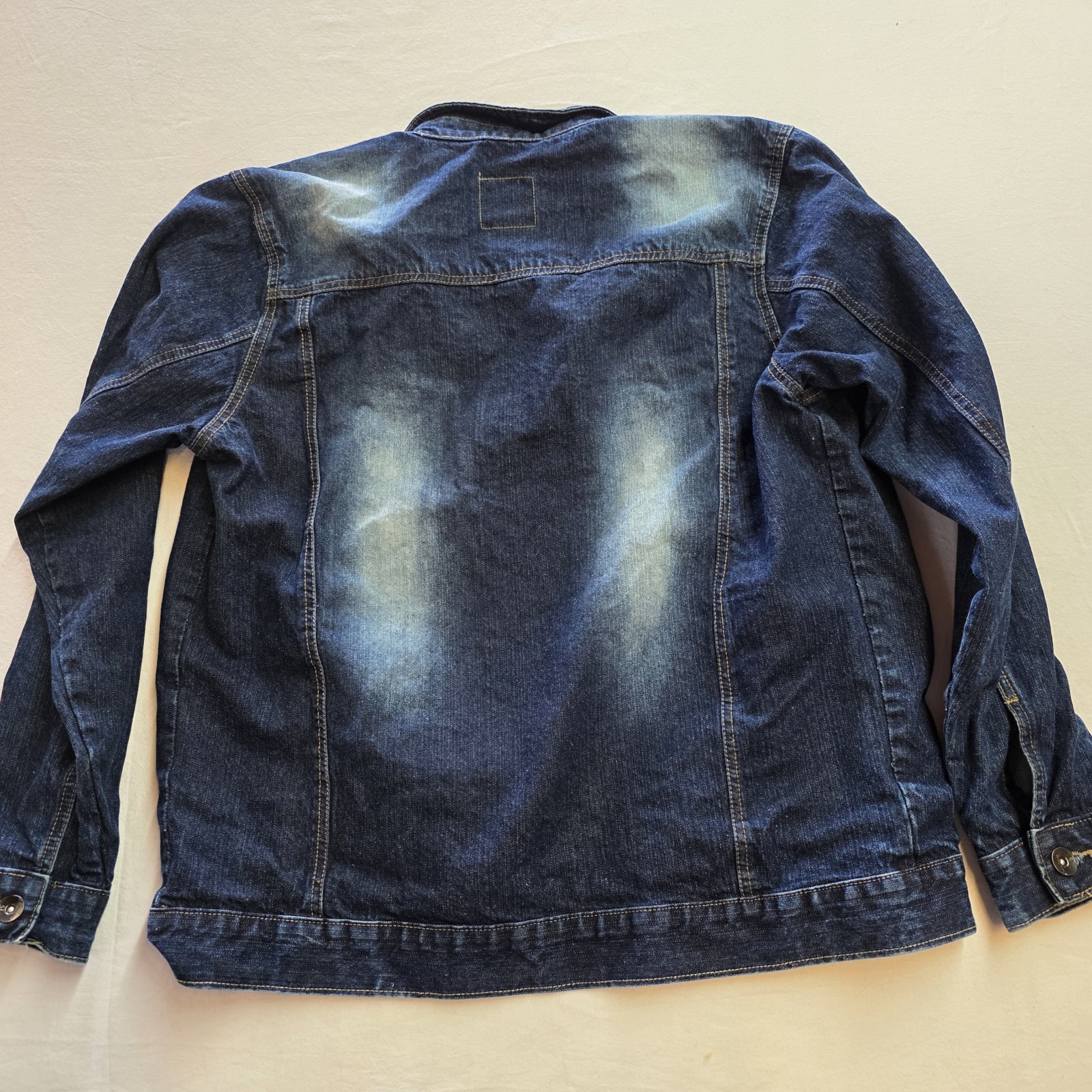 Vintage Southpole Trucker Jean Jacket Mens Medium Blue Denim Hip Hop Urban Y2K