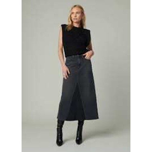 Joe’s Jeans The Tulie Skirt With Grace Denim Midi Vintage Stretch Size 30