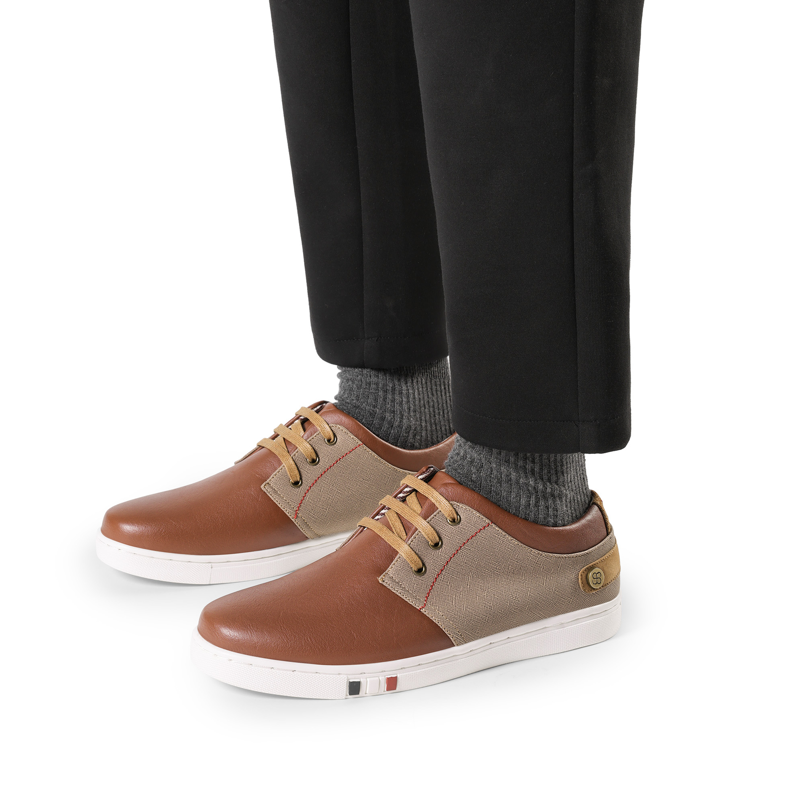 Men’s Fashion Sneakers Casual Shoes Soft PU Lightweight Shoes US Size8-13