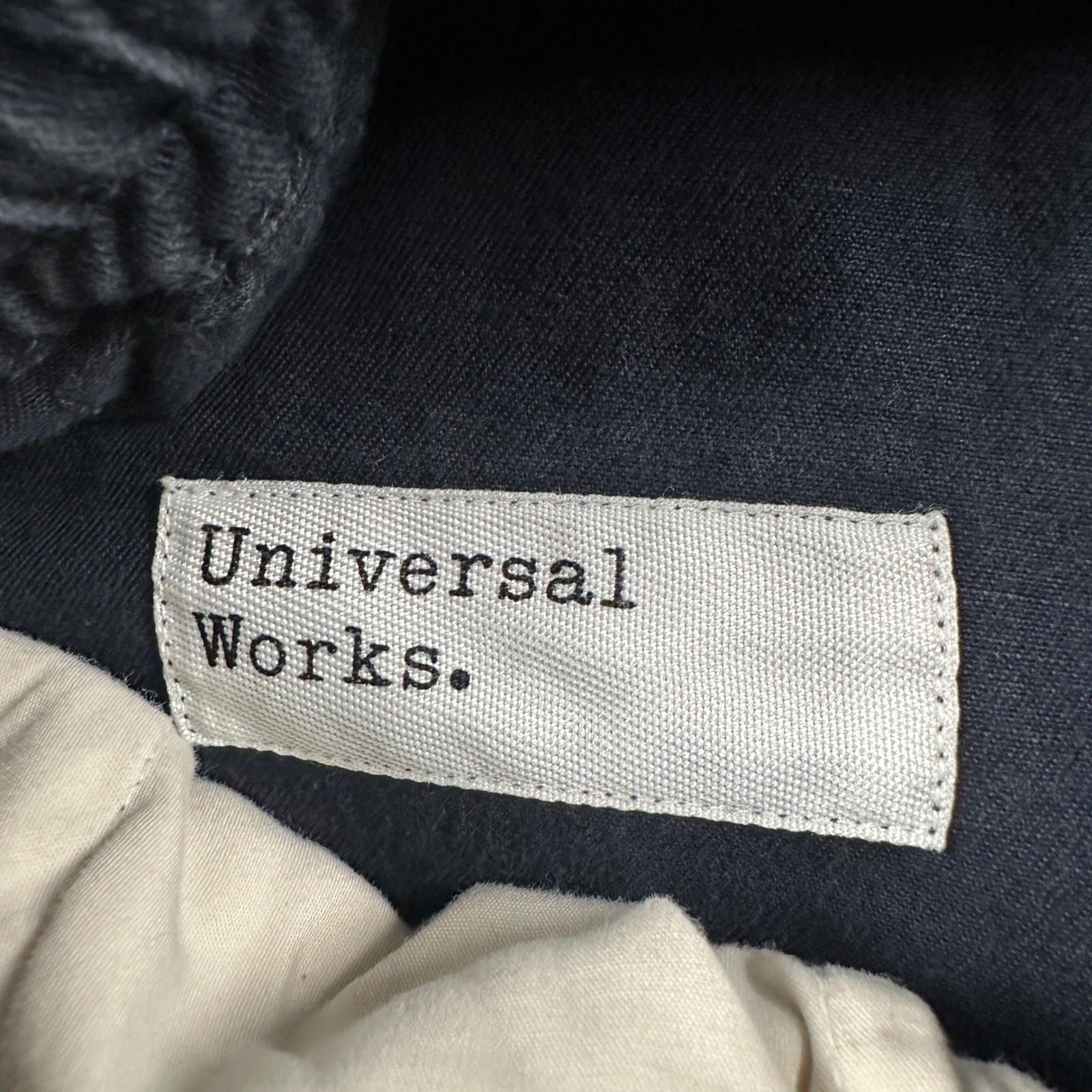Universal Works Pants Mens 32(29 Measured)Blue Trouser Raw Hem Drawstring