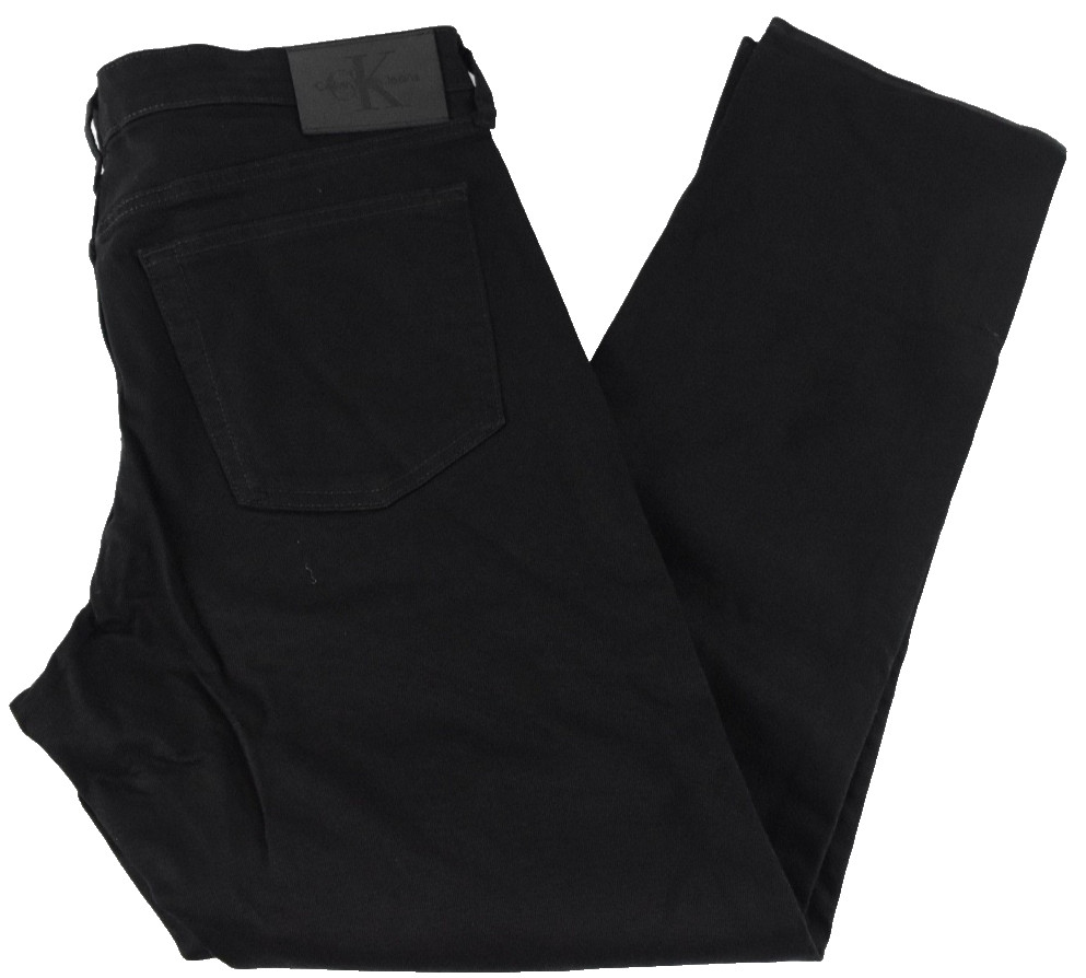 Calvin Klein Mens Jeans New 29 x 30 Black Stretch Slim Fit 5 Pockets