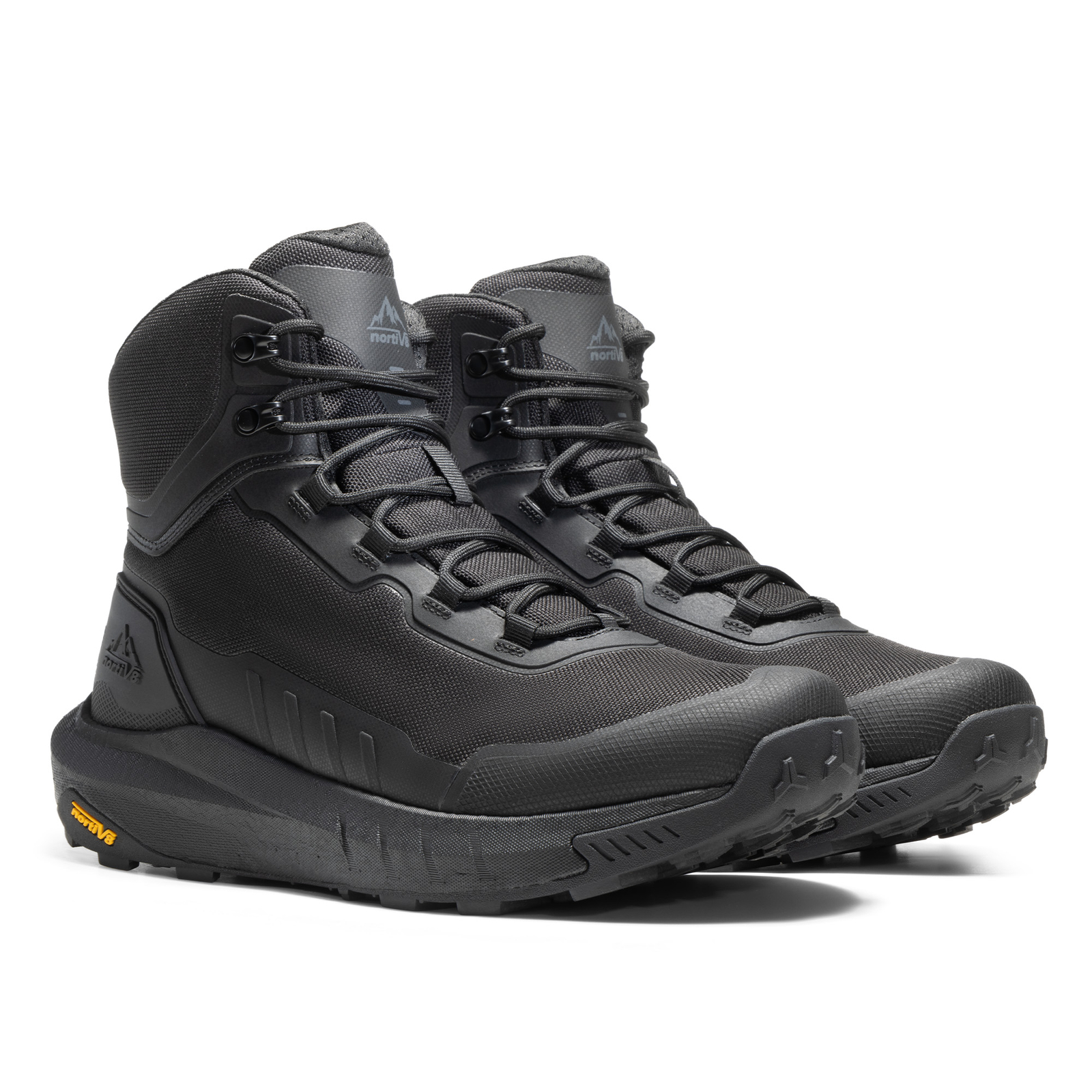 NORTIV 8 Men Tactical Military Hiking Boots Lightweight Motorcycle Combat Boots