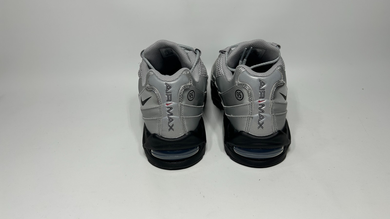 [TARIFF-FREE] Nike Air Max 95 SE Big Bubble Metallic Silver Mens Size 10.5-11-12